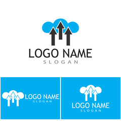 Technology logo template vector illustration