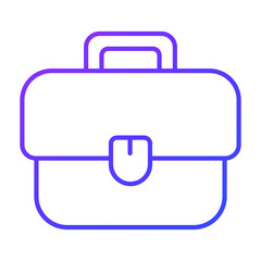 portfolio Finance Related Vector Line Icon. Editable Stroke Pixel Perfect.