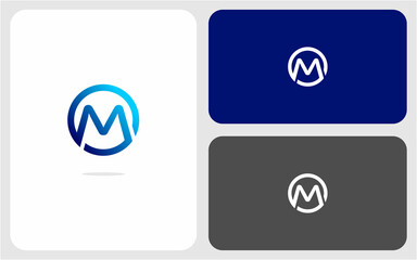 initial M logo illustration