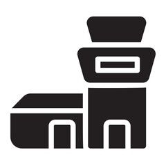 airport glyph icon