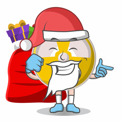 Radioactive cute christmas design character, design vector illustrator.