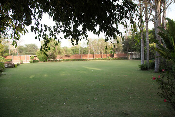 park at farmhouse