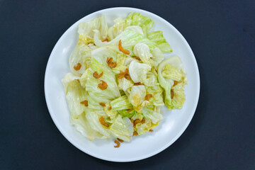 Stir-Fried Cabbage with Fish Sauce It's the best food thailand streetfood