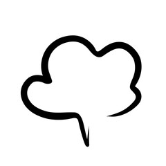 Bubble speech vector