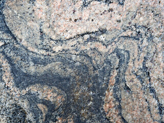 Texture of polished stone closeup