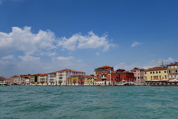 Fototapeta na wymiar Venise. Vue depuis le lagune. Italie.