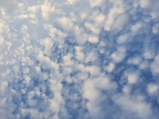 Blue sky with clouds