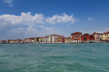 Venise. Vue depuis le lagune. Italie.