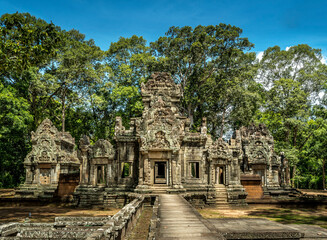 Fototapeta na wymiar Chau Say Tevoda Temple in Angkor