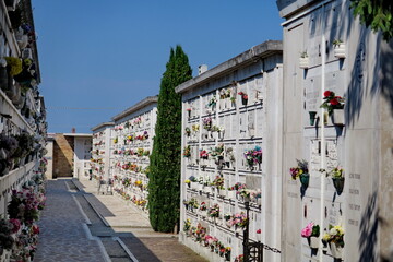 Cimetière de Venise. Ile San Michele. Italie.