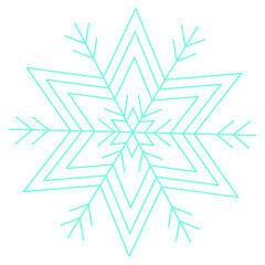 Snowflakes оrnamental winter design. vector illustration. Blue snowflakes on white background. Beautiful snowflakes for winter design. Christmas New Year elements. Silhouettes of crystal snowflakes.
