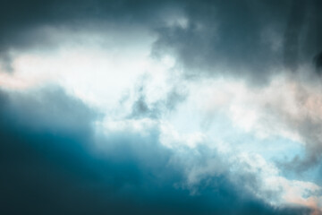 Obraz premium blue sky with clouds
