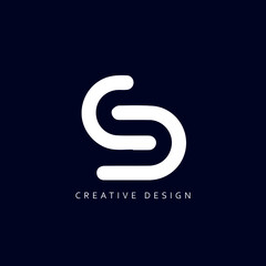Letter CS or SC Logo Design Using letter C and S , SC or CS Monogram