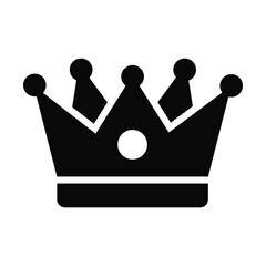 crown Finance Related Vector Line Icon. Editable Stroke Pixel Perfect.