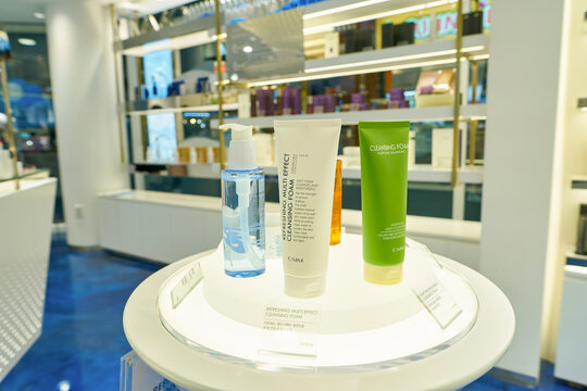 SEOUL, SOUTH KOREA - CIRCA MAY, 2017: goods on display at OMM store in Seoul.