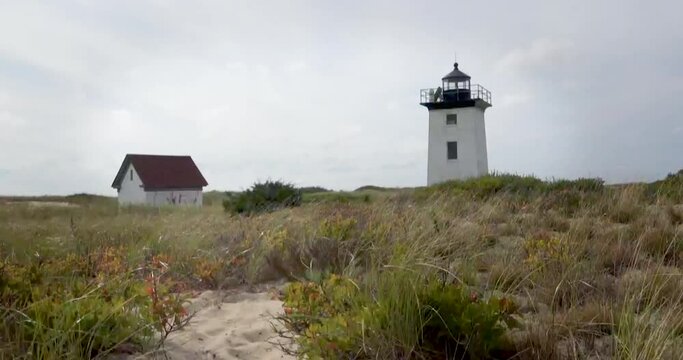 The Long Point Light Station, Lighthouse, Provincetown Massachusetts	