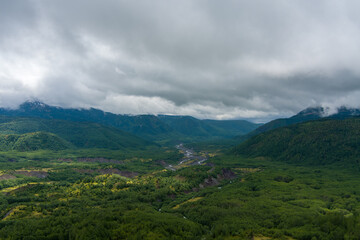Fototapeta na wymiar Valley in the mountains 