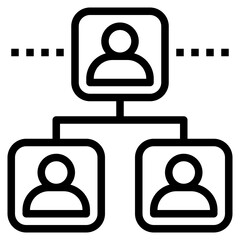 Organisation Chart Icon