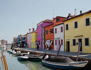 Fototapeta na wymiar Burano, Island in Venice, Italy