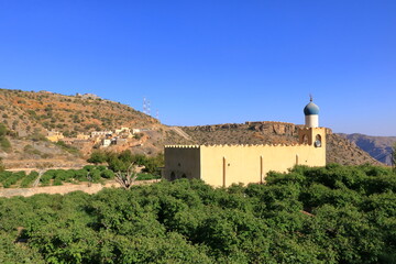 Fototapeta na wymiar View to Jebel Akhdar - Sayq Village in the oman
