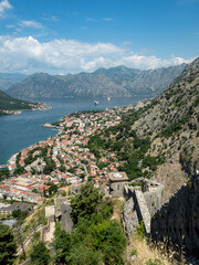 Fototapeta na wymiar Kotor bay Montenegro
