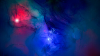 3D Rendering of Dust and Cloud Interstellar in a Universe