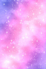 背景素材_水彩テクスチャ_夜空