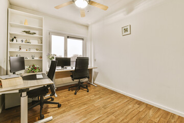 Interior of a spacious room in a luxury house