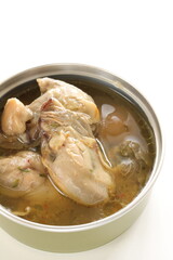 Canned food, smoked oyster  