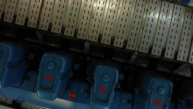 Above engine of vessel