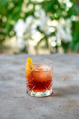 Cocktail Drink With Decorative