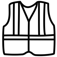 handdrawn vest icon