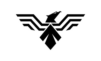 bird eagle elegant logo