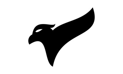 black bird logo vector