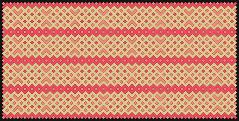 Multicolor truchet tiling connections illustration