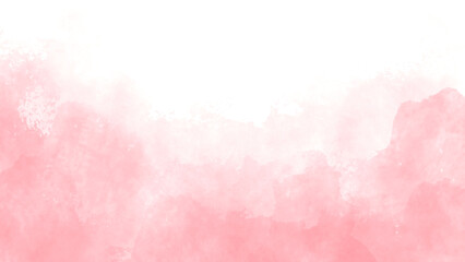 pink and white watercolor background for poster, brochure or flyer, wedding cards. Horizontal banner template. Copyspace. Website graphics
