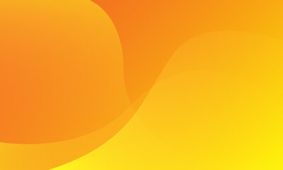 Abstract orange background. Dynamic shapes composition. Vector illustration