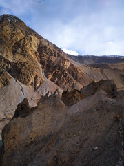 Amazing view of mountains in the Himalayas