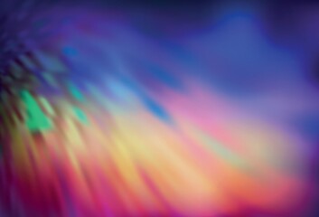Light Multicolor vector blurred bright texture.