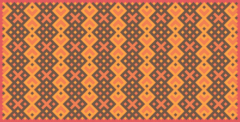 Multicolor truchet tiling connections illustration