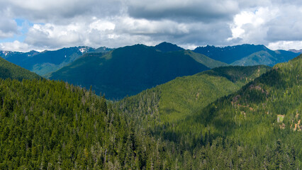 Fototapeta na wymiar Mountains in Washington State 
