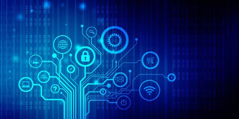 Digital Abstract technology background,2d illustration