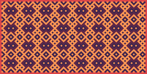 Multicolor truchet tiling connections illustration