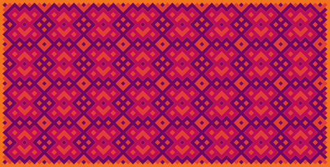 Multicolor truchet tiling connections illustration