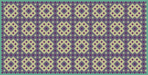 Multicolor truchet tiling connections illustration