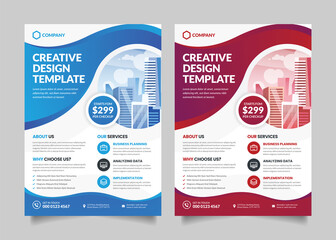 Creative Corporate Flyer Poster Pamphlet Brochure Cover Design Template