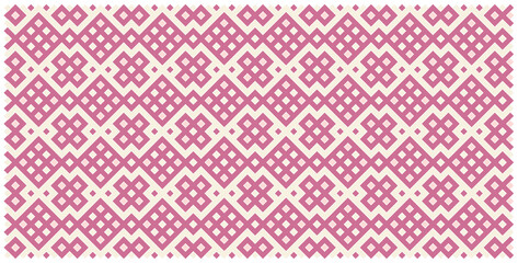 Multicolor truchet tiling connections illustration