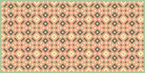 Multicolor truchet tiling connections illustration