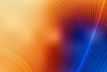 Light Blue, Yellow vector background with stright stripes.