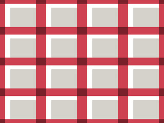 Scott seamless pattern on red background.